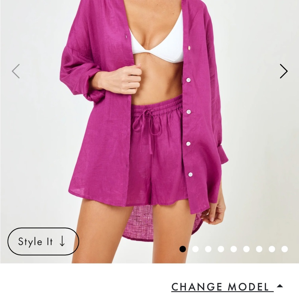 LSpace Tunic.  Brand New with tags and extra button , 100% linen